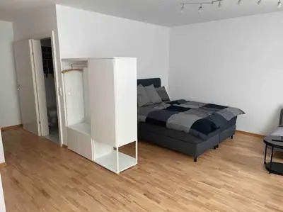 Ein Bett oder Betten in einem Zimmer der Unterkunft Apartment next to Mariahilferstraße