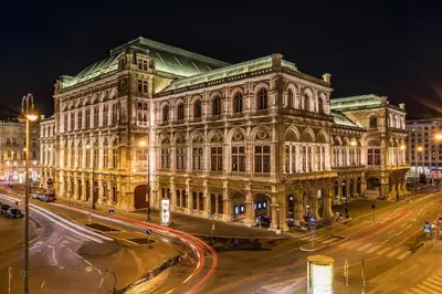 Ein allgemeiner Blick auf Wien oder ein Stadtblick von der Ferienwohnung aus