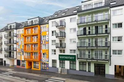 Das Gebäude in dem sich das Hotel befindet