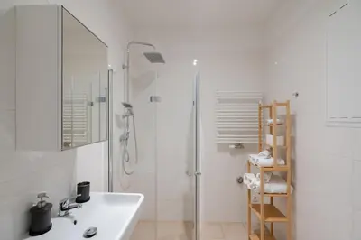 Ein Badezimmer in der Unterkunft New Favoriten - Serviced Apartments