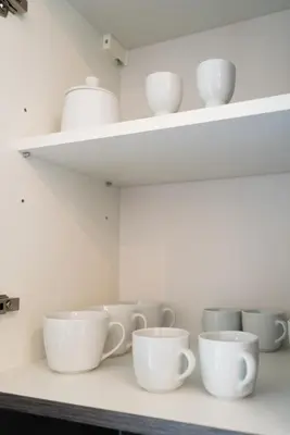 Kaffee-/Teezubehör in der Unterkunft New Favoriten - Serviced Apartments