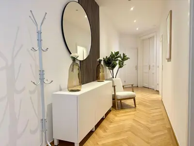 Grundriss der Unterkunft Designer Apartment Near Main Station
