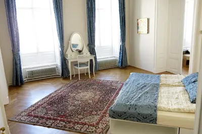 Ein Bett oder Betten in einem Zimmer der Unterkunft aeki CITY