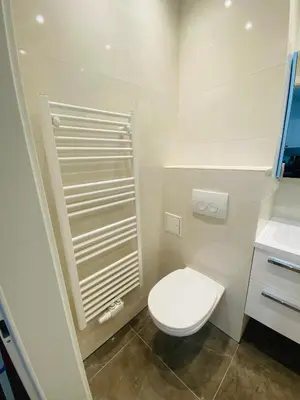 Ein Badezimmer in der Unterkunft NiceApartment BEETHOVENS