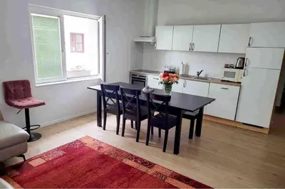 Küche/Küchenzeile in der Unterkunft 70qm Apartment für sie und ihre Familie