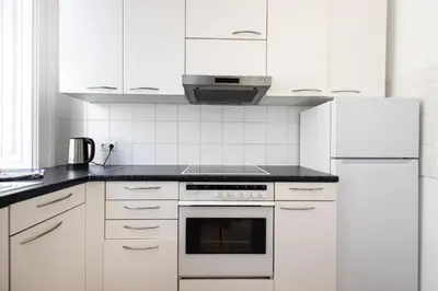 Küche/Küchenzeile in der Unterkunft Apartments 4 you