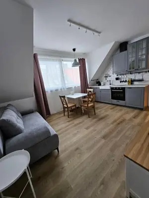 Küche/Küchenzeile in der Unterkunft Best Prater Apartments