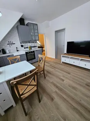 Küche/Küchenzeile in der Unterkunft Best Prater Apartments