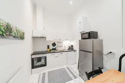 Küche/Küchenzeile in der Unterkunft 3 Bedrooms - 72sqm - 15 min. City Center
