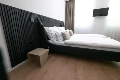Ein Bett oder Betten in einem Zimmer der Unterkunft EDELHOF room