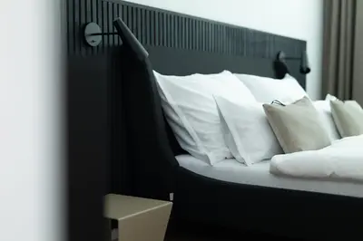 Ein Bett oder Betten in einem Zimmer der Unterkunft EDELHOF room
