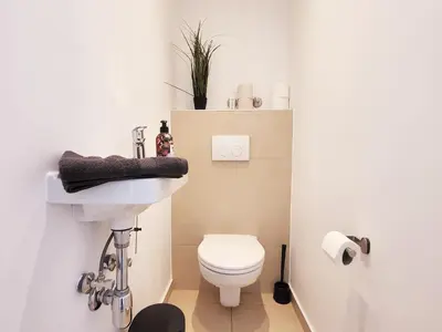 Ein Badezimmer in der Unterkunft Apartment Vienna Buchengasse