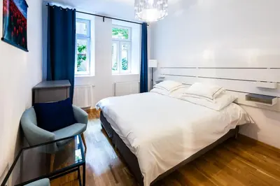 Ein Bett oder Betten in einem Zimmer der Unterkunft Simply Serene