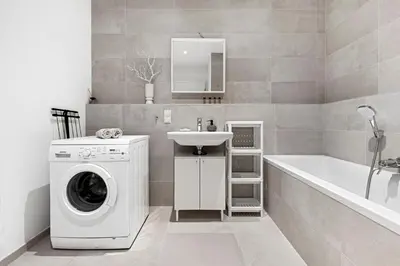 Ein Badezimmer in der Unterkunft Room4Art Apartments Nr.5 in Wien