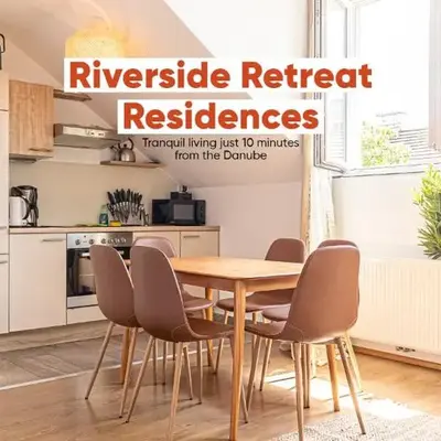 Charming 1BR and 1LR Apt Modern Design Donaustadt