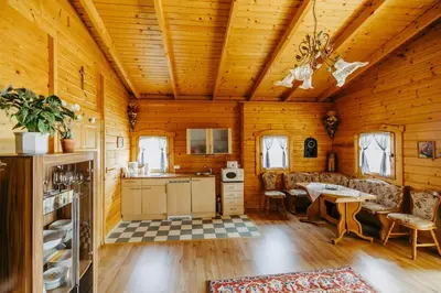 Küche/Küchenzeile in der Unterkunft Ferienhaus Entner