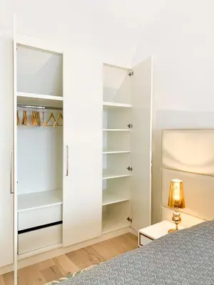 Ein Bett oder Betten in einem Zimmer der Unterkunft Premium suburb house - comfortable, quiet, beautiful
