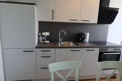 Küche/Küchenzeile in der Unterkunft Penthouse Apartments