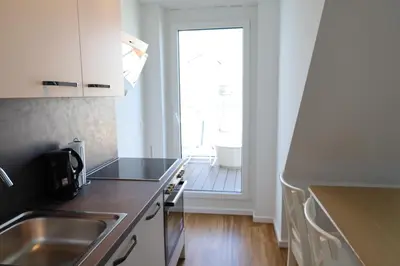 Küche/Küchenzeile in der Unterkunft Penthouse Apartments