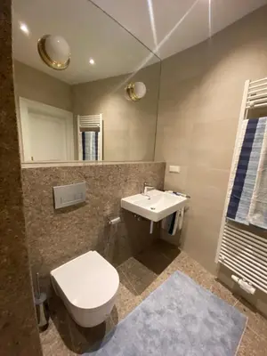 Ein Badezimmer in der Unterkunft Klimtsuites