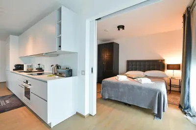 Ein Bett oder Betten in einem Zimmer der Unterkunft Julius 24 - Stylish Heaven, 5 Mins to City Center