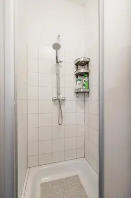 Ein Badezimmer in der Unterkunft Gemütliches App. Messe / Prater