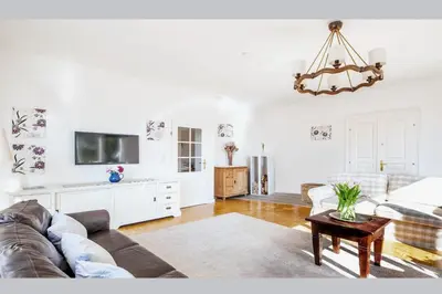 TV/Unterhaltungsangebot in der Unterkunft White Villa