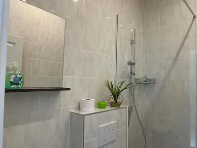 Ein Badezimmer in der Unterkunft vienna city apartment 1