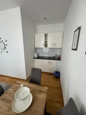 Küche/Küchenzeile in der Unterkunft vienna city apartment 1