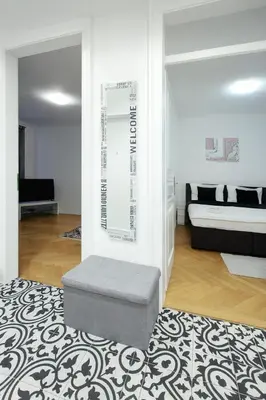 Ein Bett oder Betten in einem Zimmer der Unterkunft Home Sweet Home - Stephansdom