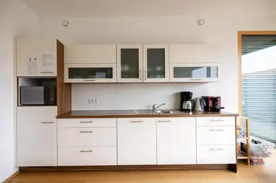 Küche/Küchenzeile in der Unterkunft Ferienwohnung Knipp