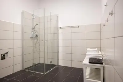 Ein Badezimmer in der Unterkunft Ferienwohnung Knipp