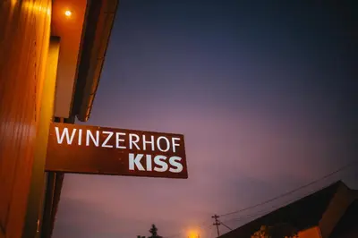 Ein Zertifikat, Auszeichnung, Logo oder anderes Dokument, das in der Unterkunft Winzerhof Kiss ausgestellt ist