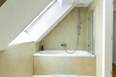 Ein Badezimmer in der Unterkunft Lé David City Apartments 1020