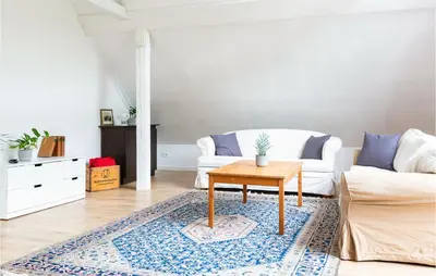 Ein Sitzbereich in der Unterkunft Schoenes Ferienhaus Hirtenberg