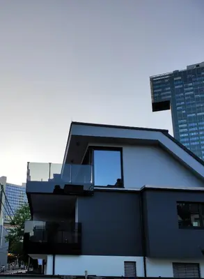 Das Gebäude in dem sich die Ferienwohnung befindet