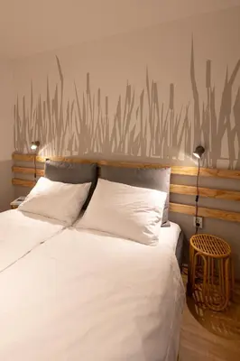 Ein Bett oder Betten in einem Zimmer der Unterkunft HausPension