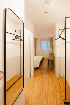 Ein Bett oder Betten in einem Zimmer der Unterkunft HausPension