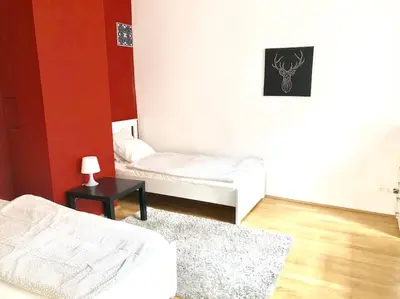 Ein Bett oder Betten in einem Zimmer der Unterkunft City Centre - Best location, big & new 110 m2 apt