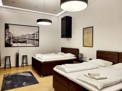 Ein Bett oder Betten in einem Zimmer der Unterkunft City Apartment Schotten Vienna