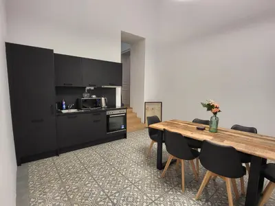 Küche/Küchenzeile in der Unterkunft City Apartment Schotten Vienna