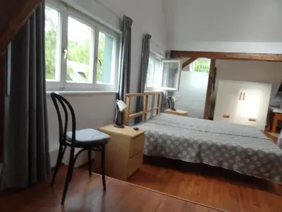Ein Bett oder Betten in einem Zimmer der Unterkunft Landhof Ott
