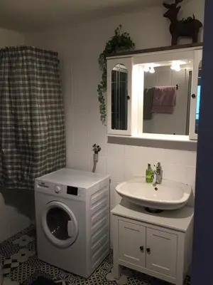 Ein Badezimmer in der Unterkunft Ferienwohnungen Neusiedl am See