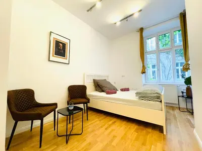 Ein Bett oder Betten in einem Zimmer der Unterkunft Direct City Center-Privat Rooms-5 Minutes Mariahilferstrasse