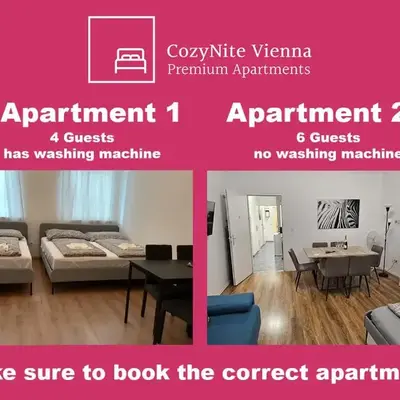 CozyNite Premium Apartment Hauptbahnhof 1+2