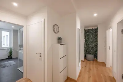 Ein Badezimmer in der Unterkunft Modern City Center Apartment