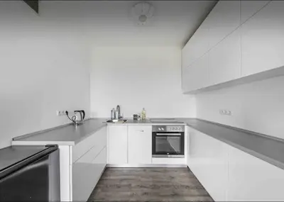 Küche/Küchenzeile in der Unterkunft Apartment in perfect location