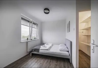 Ein Bett oder Betten in einem Zimmer der Unterkunft Apartment in perfect location
