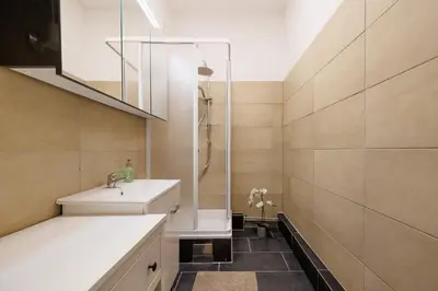 Ein Badezimmer in der Unterkunft #16 Relax Apartment Prater/Messe