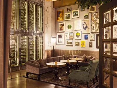 Ein Sitzbereich in der Unterkunft Park Hyatt Vienna